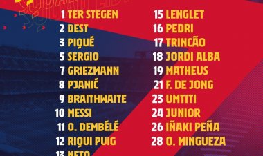 La liste des 21 catalans convoqués par Ronald Koeman pour le match contre le PSG.