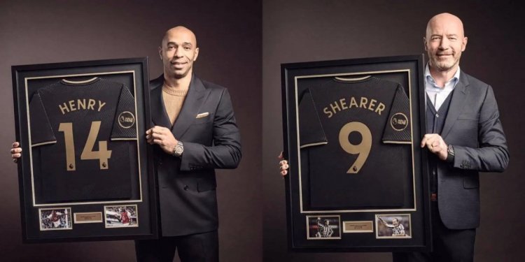 Thierry Henry et Alan Shearer, premiers élus au Hall Of Fame anglais