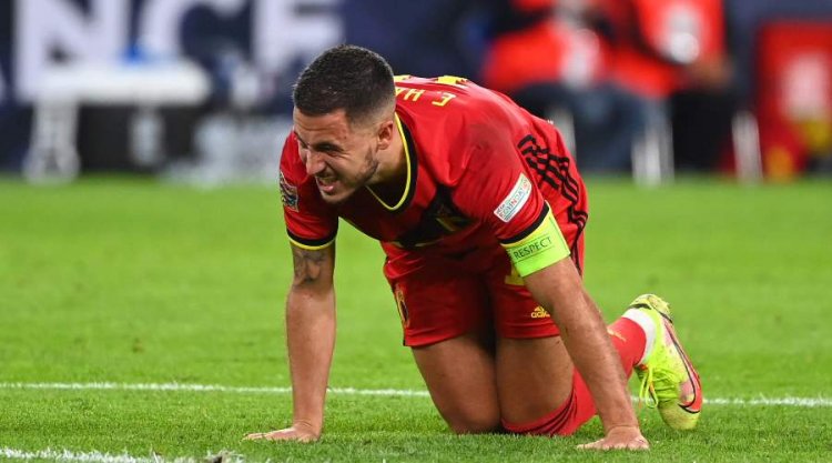 Sorti sur blessure contre la France, Eden Hazard inquiète le Real Madrid
