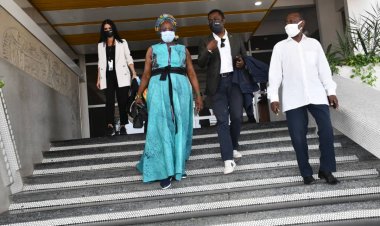 CAN 2023 : Une Délégation De La CAF À Abidjan