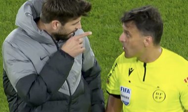 Barça :Les mots durs de Piqué envers l'arbitre !